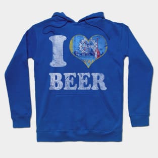 I Heart Flag of Milwaukee Beer Hoodie